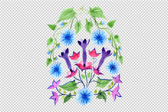 Exotic Ornament Watercolor Illustrations
