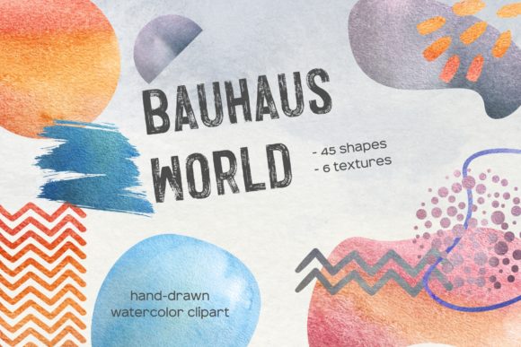 Watercolor Abstrac Form, Illustrations