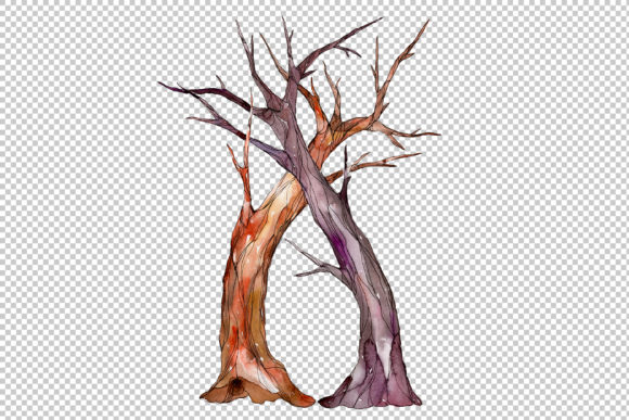 Wedding Tree Watercolor Illustrations